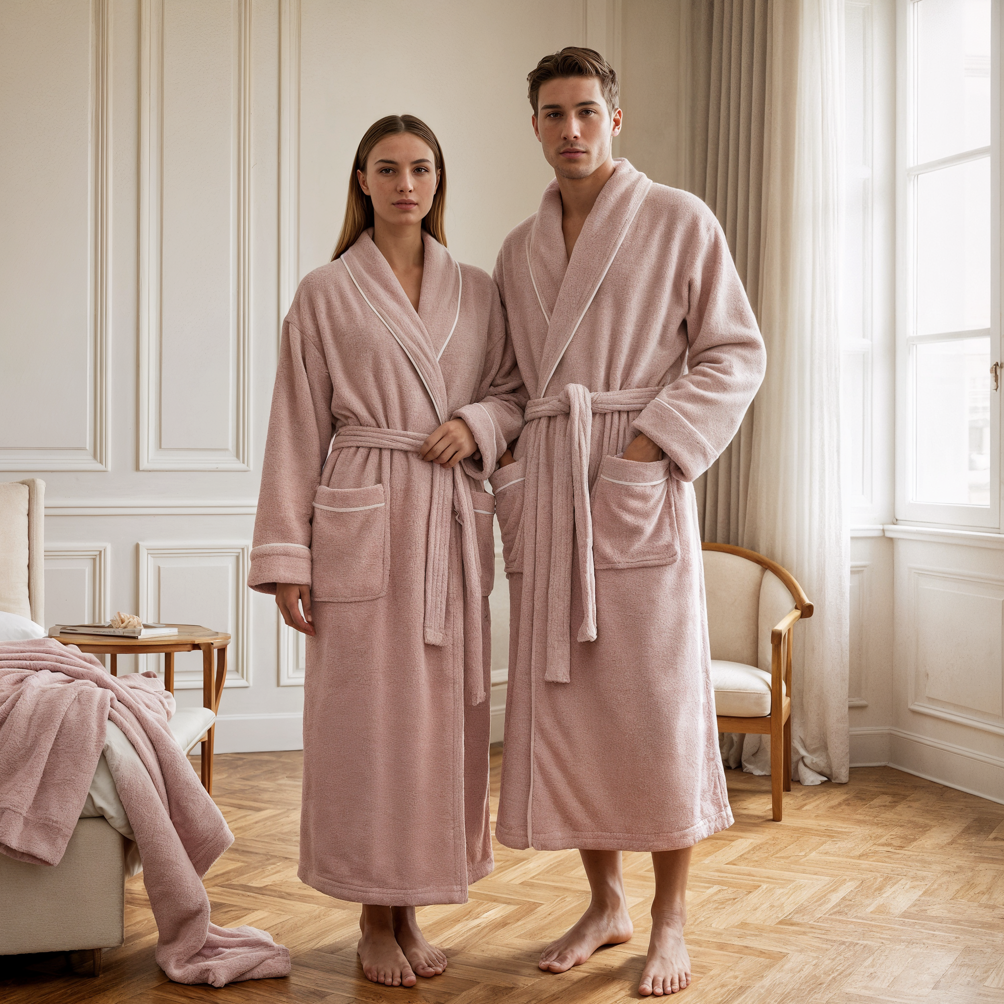 Ultra-Plush Serenity Robe - Rose Pink - Softnss
