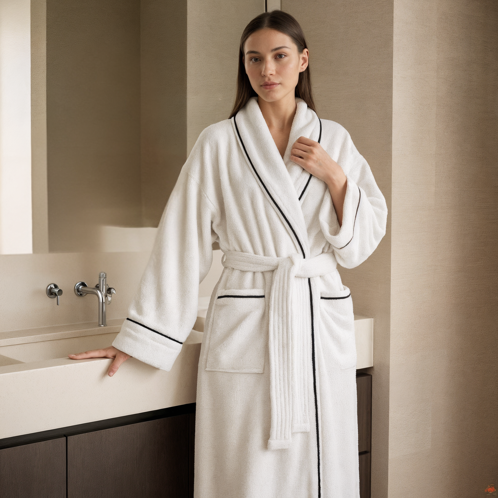 Ultra-Plush Serenity Robe - Pure White - Softnss