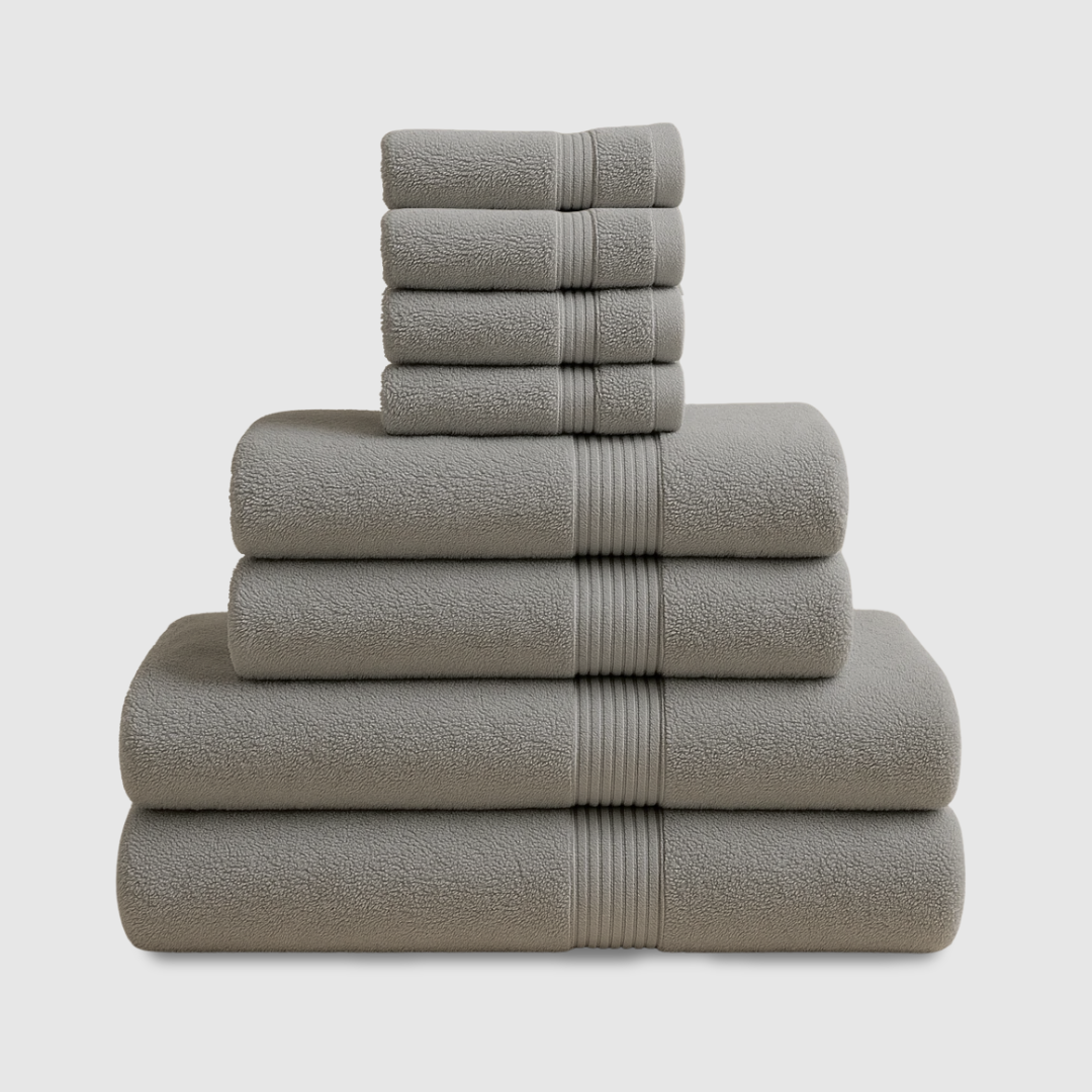 Heavyweight cotton bath bundle | 8pcs - Softnss