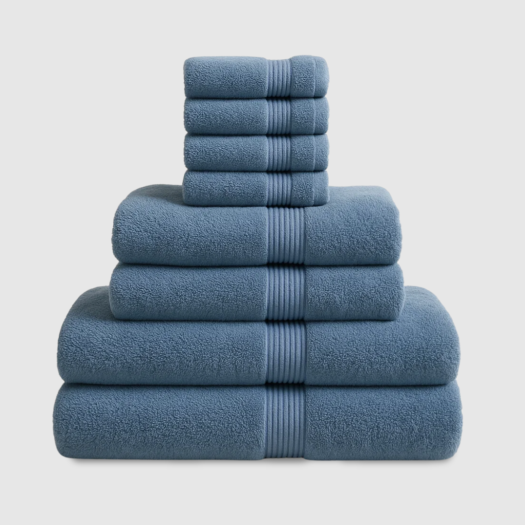 Heavyweight cotton bath bundle | 8pcs - Softnss
