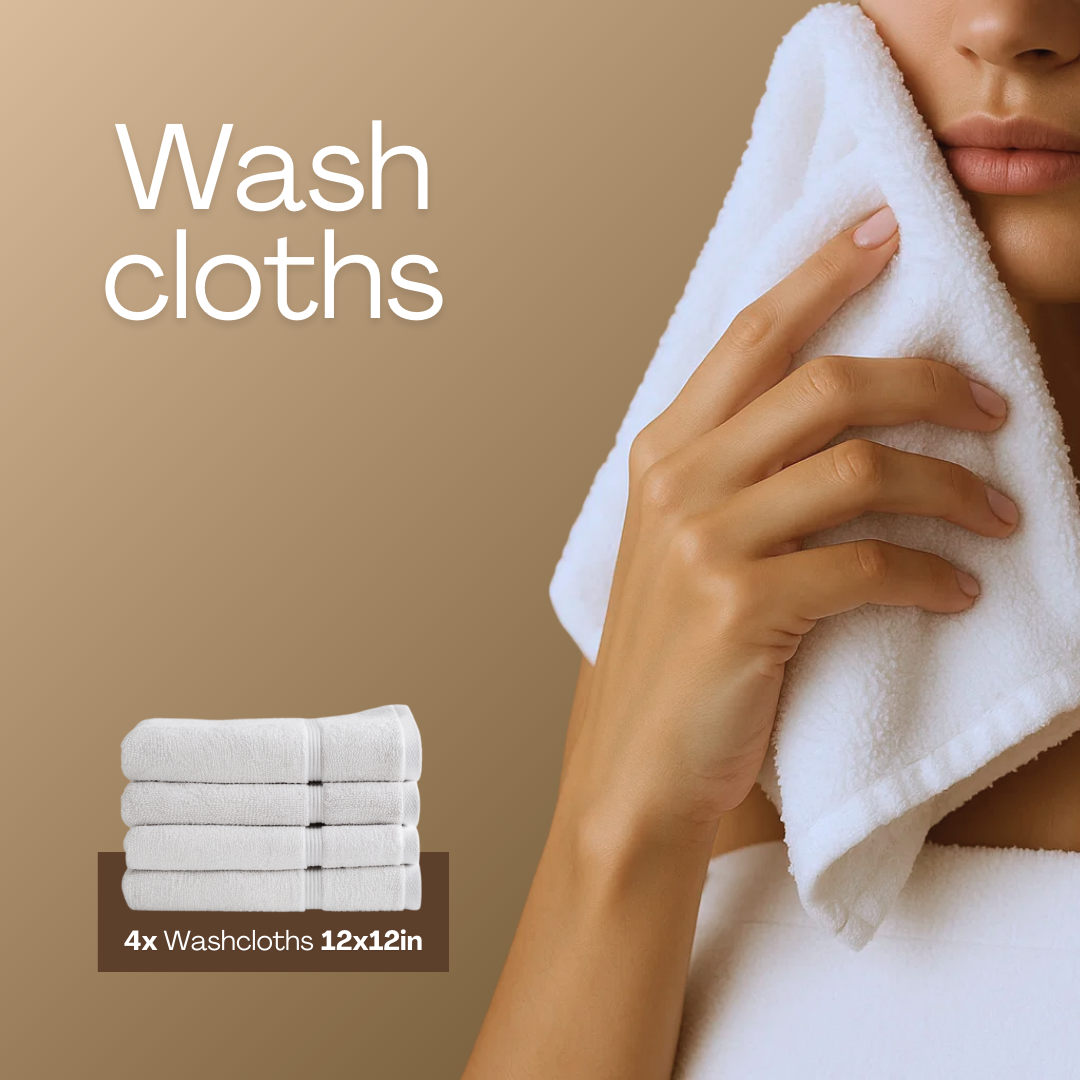 Heavyweight cotton bath bundle | 8pcs - Softnss