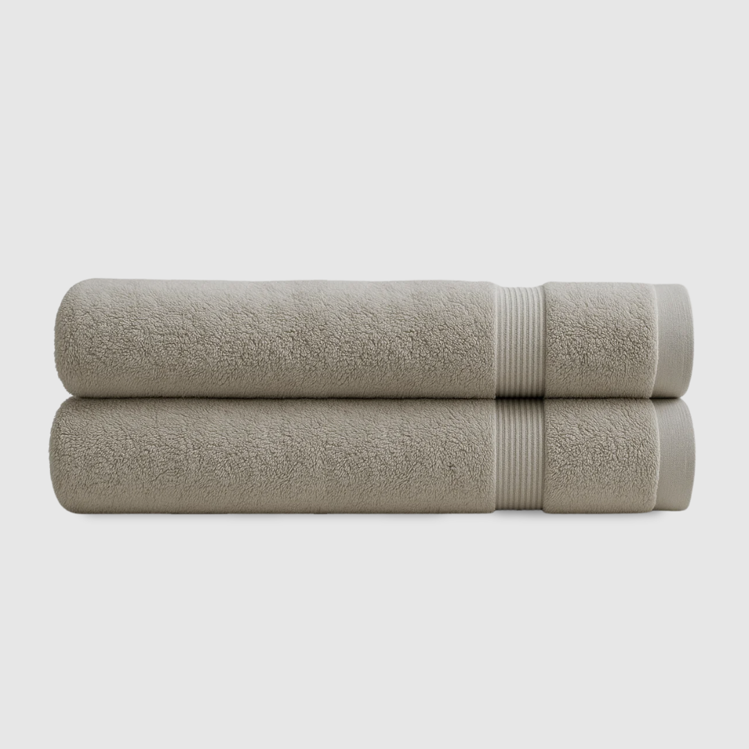 Heavyweight cotton bath towels | 2pcs (55x28in) - Softnss
