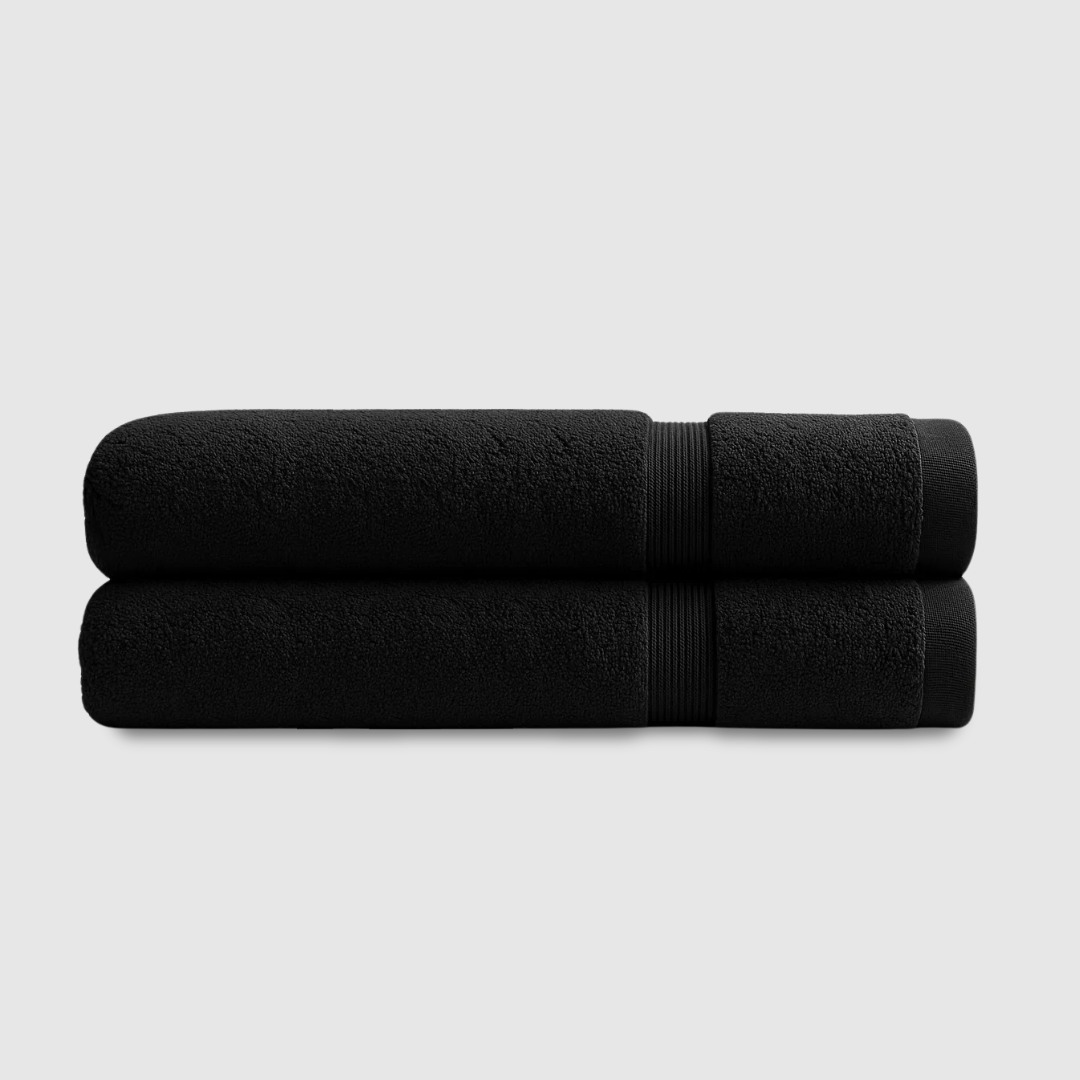 Heavyweight cotton bath towels | 2pcs (55x28in) - Softnss