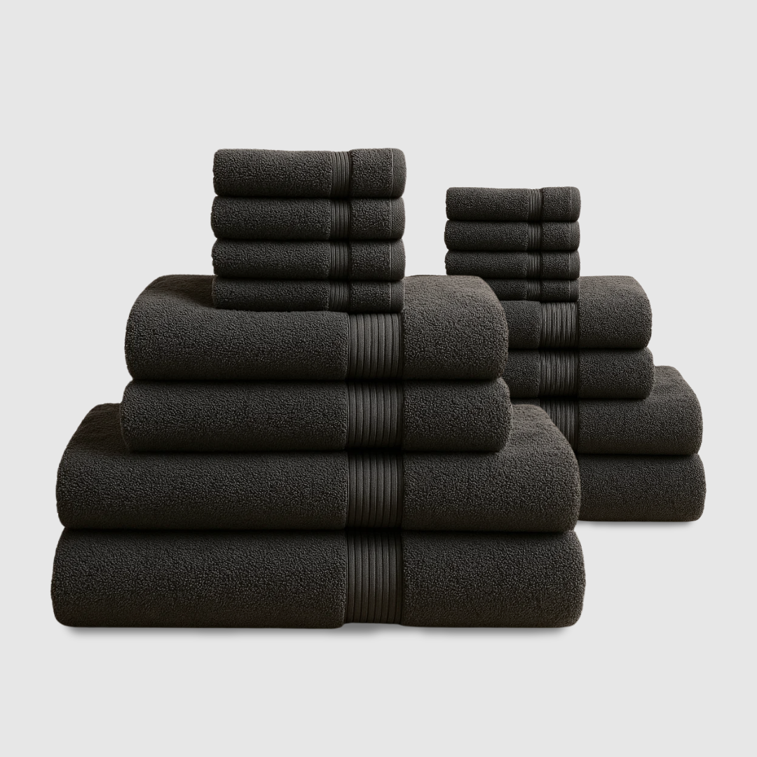 Heavyweight cotton bath bundle | 16pcs - Softnss