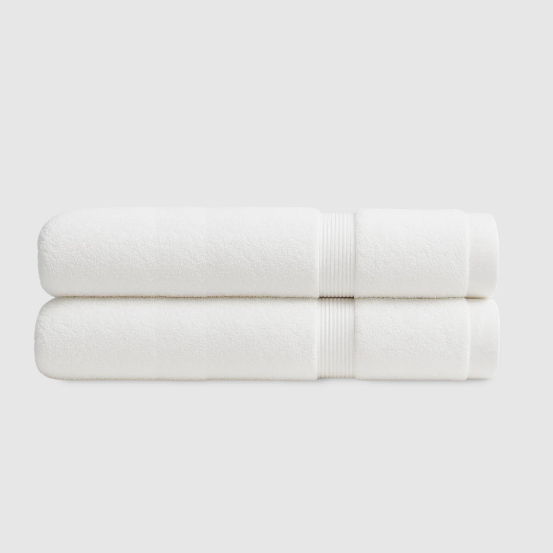 Heavyweight cotton bath towels | 2pcs (55x28in) - Softnss